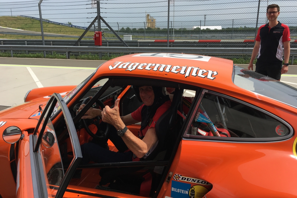 Strietzel Stuck rollt auf die Strecke 1974 Carrera RSR