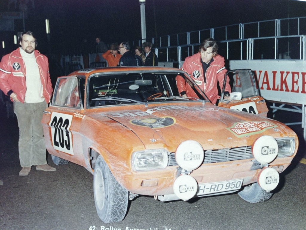 Ford Capri RS Auf Rallye Kurs